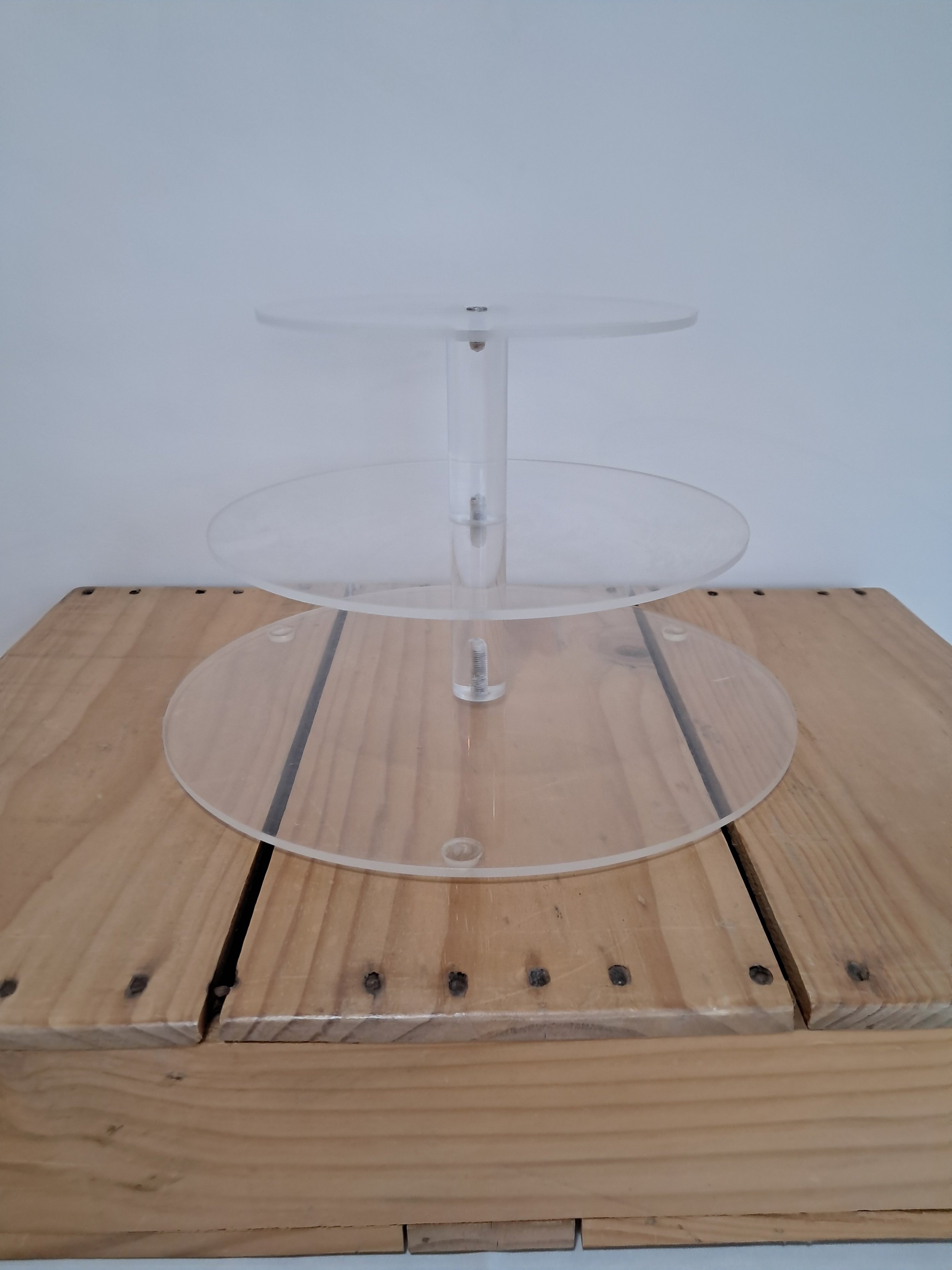 Cupcake Stand Clear 3 Tier