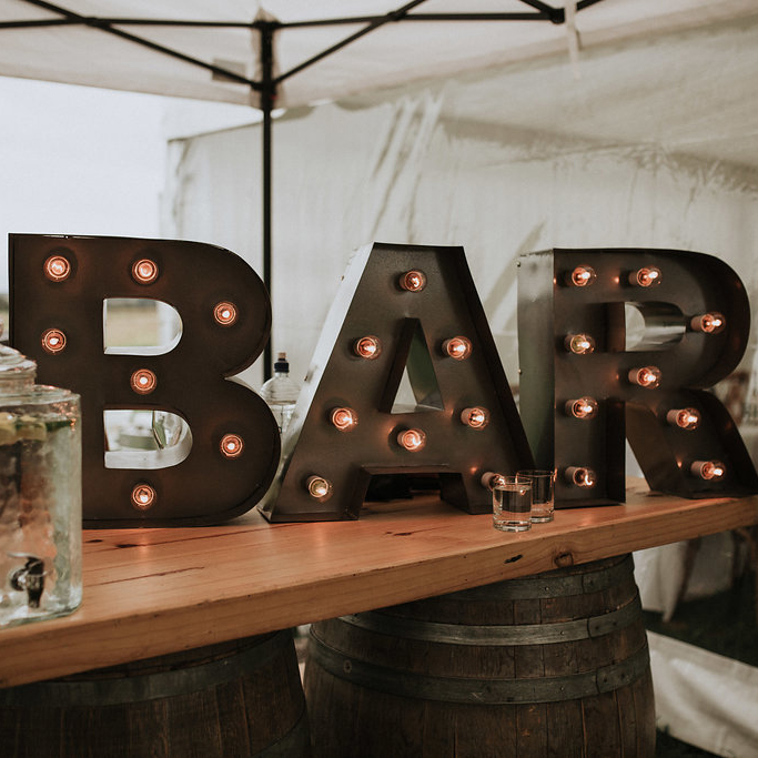 'BAR' Marquee Letter Lights - Image 4