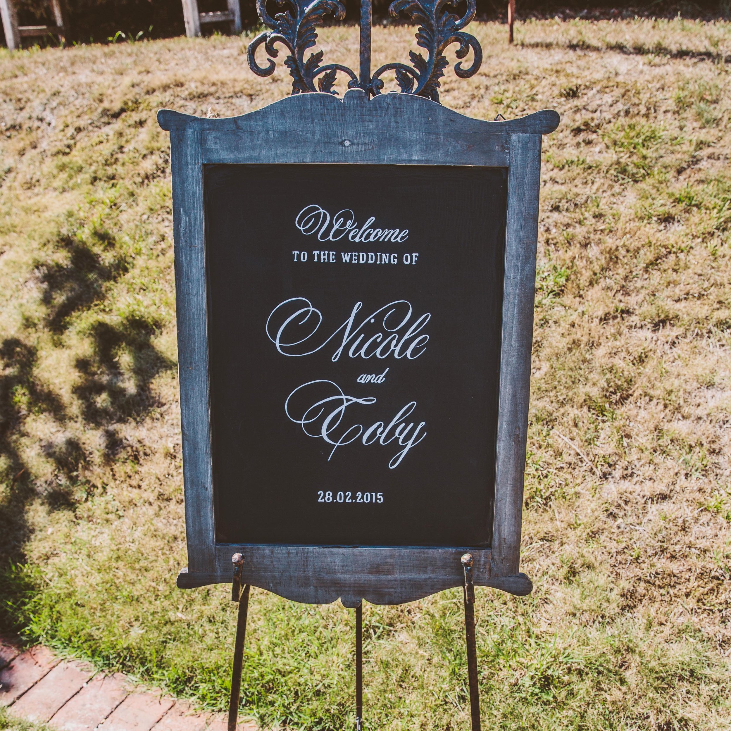 Wooden Frame Blackboard