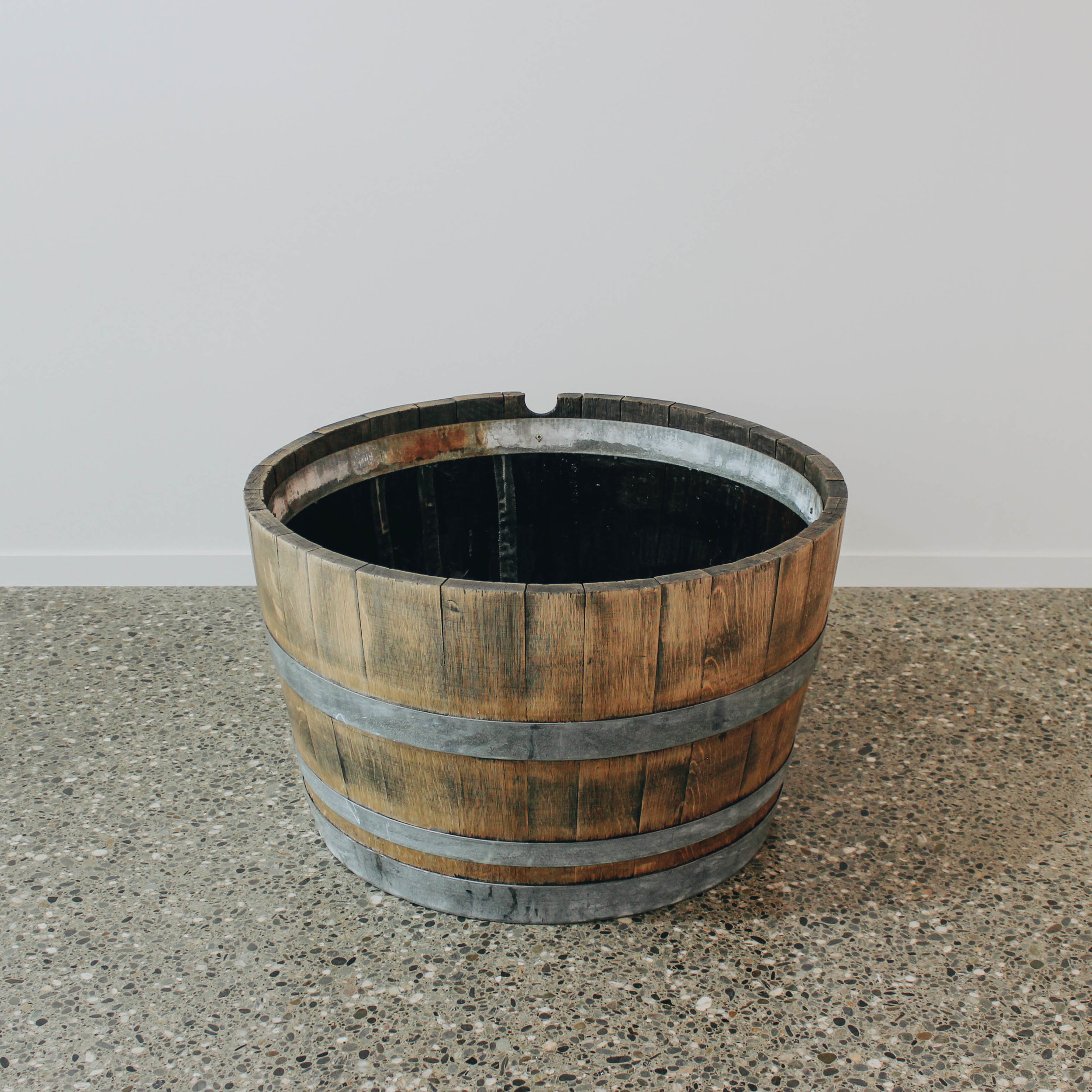 Half Wine Barrel