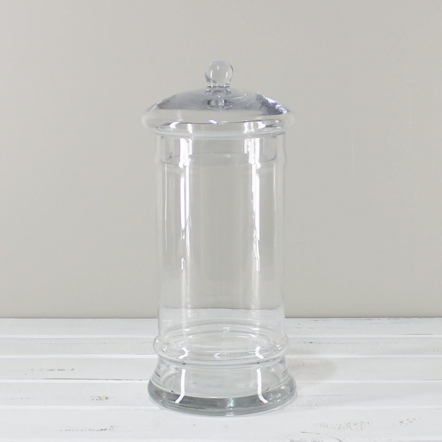 Glass Lolly Jar Medium Tall