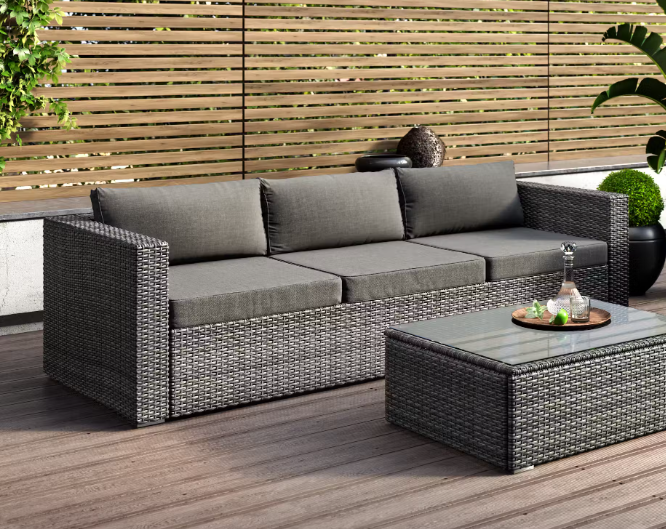 Outdoor 3 Seater Sofa