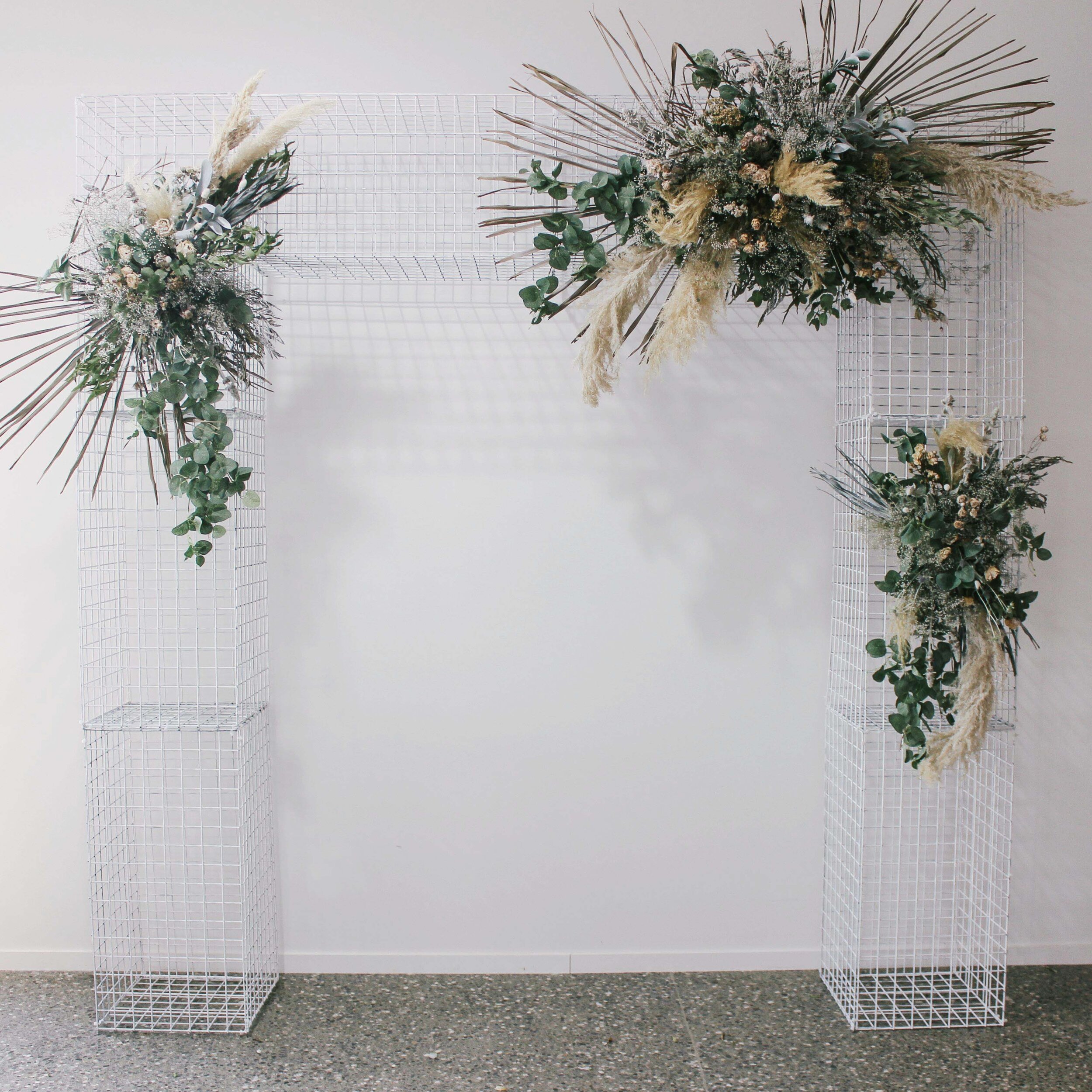 White Mesh Archway