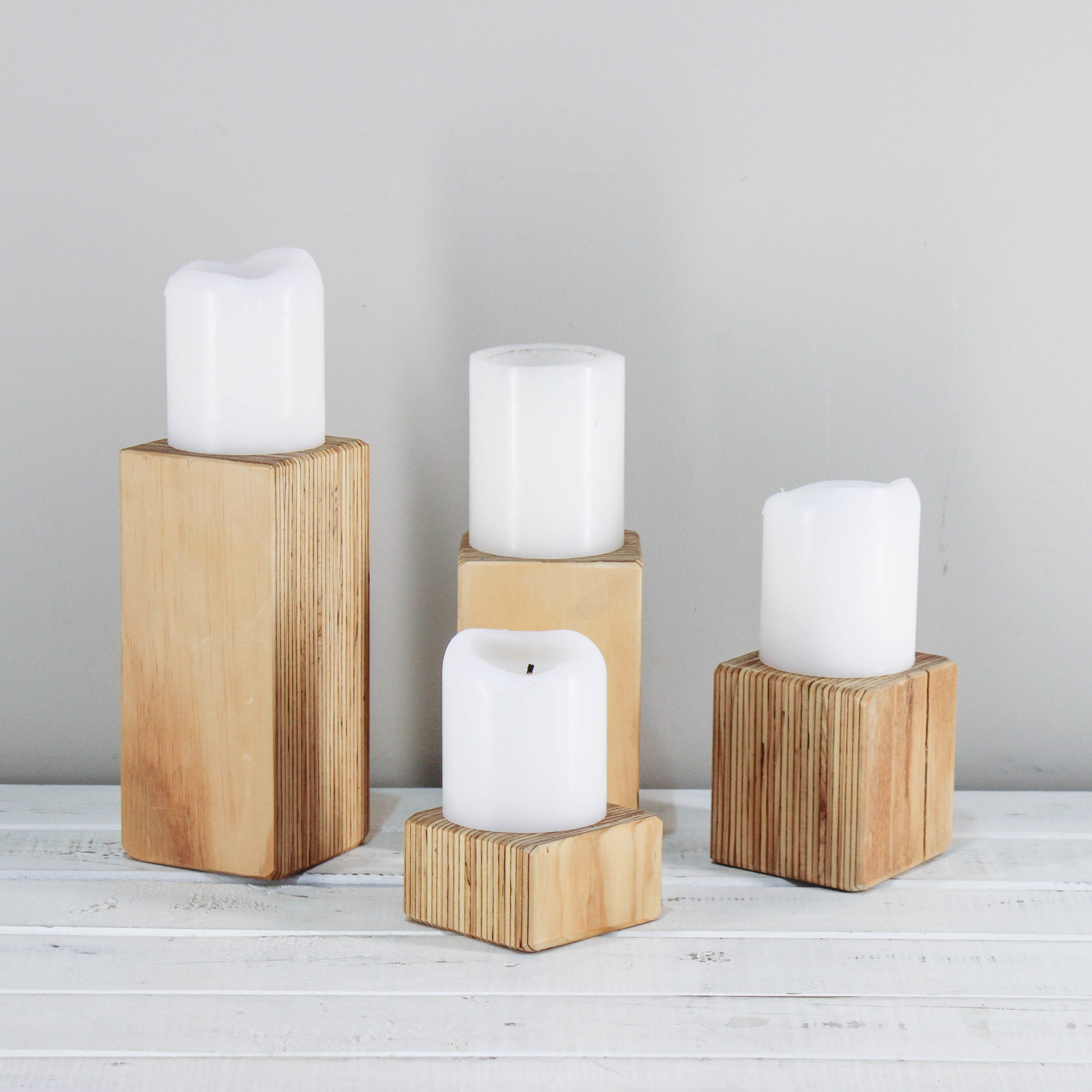 Candle Block Wood – Various Sizes