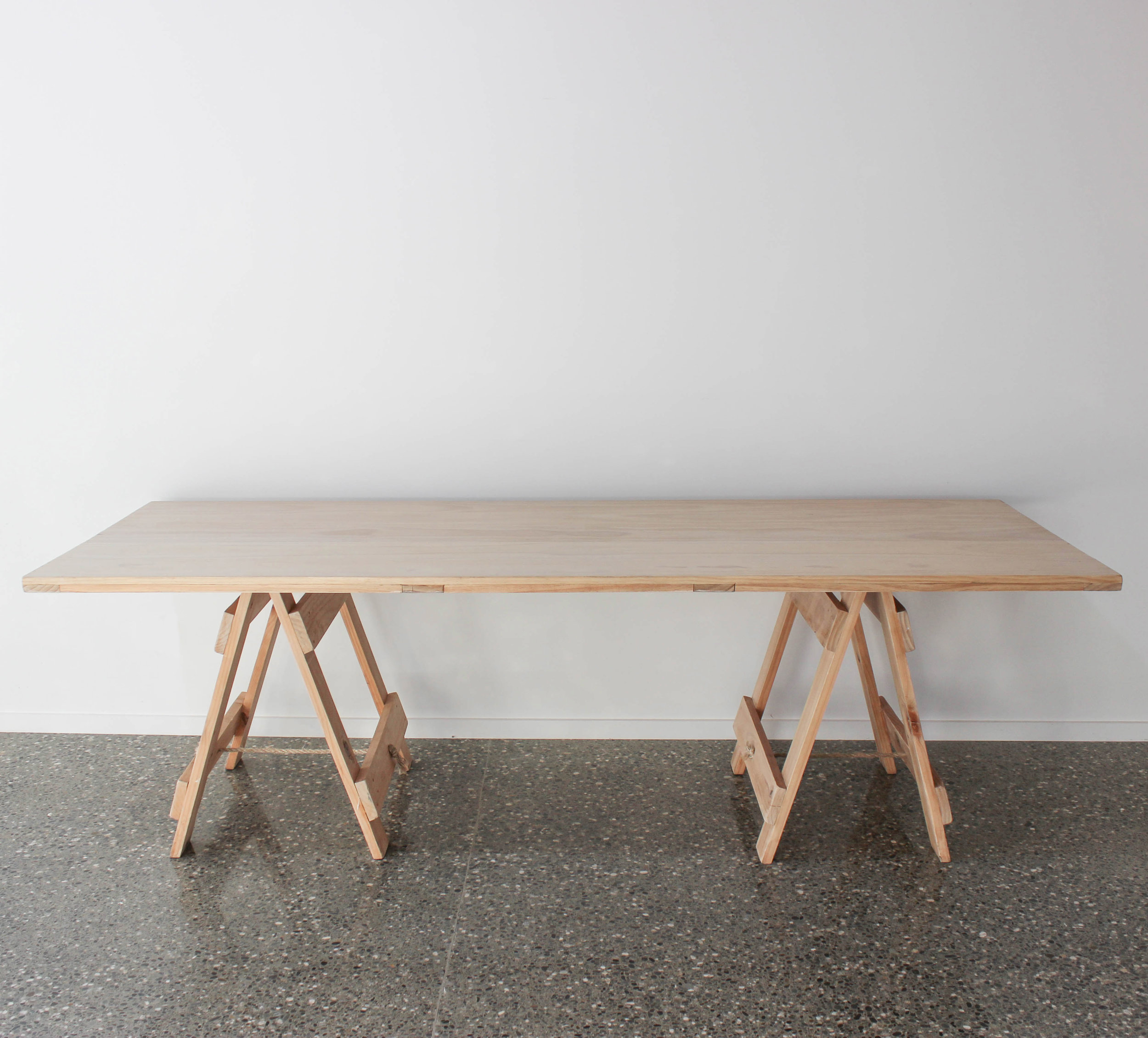 Wooden Trestle Table