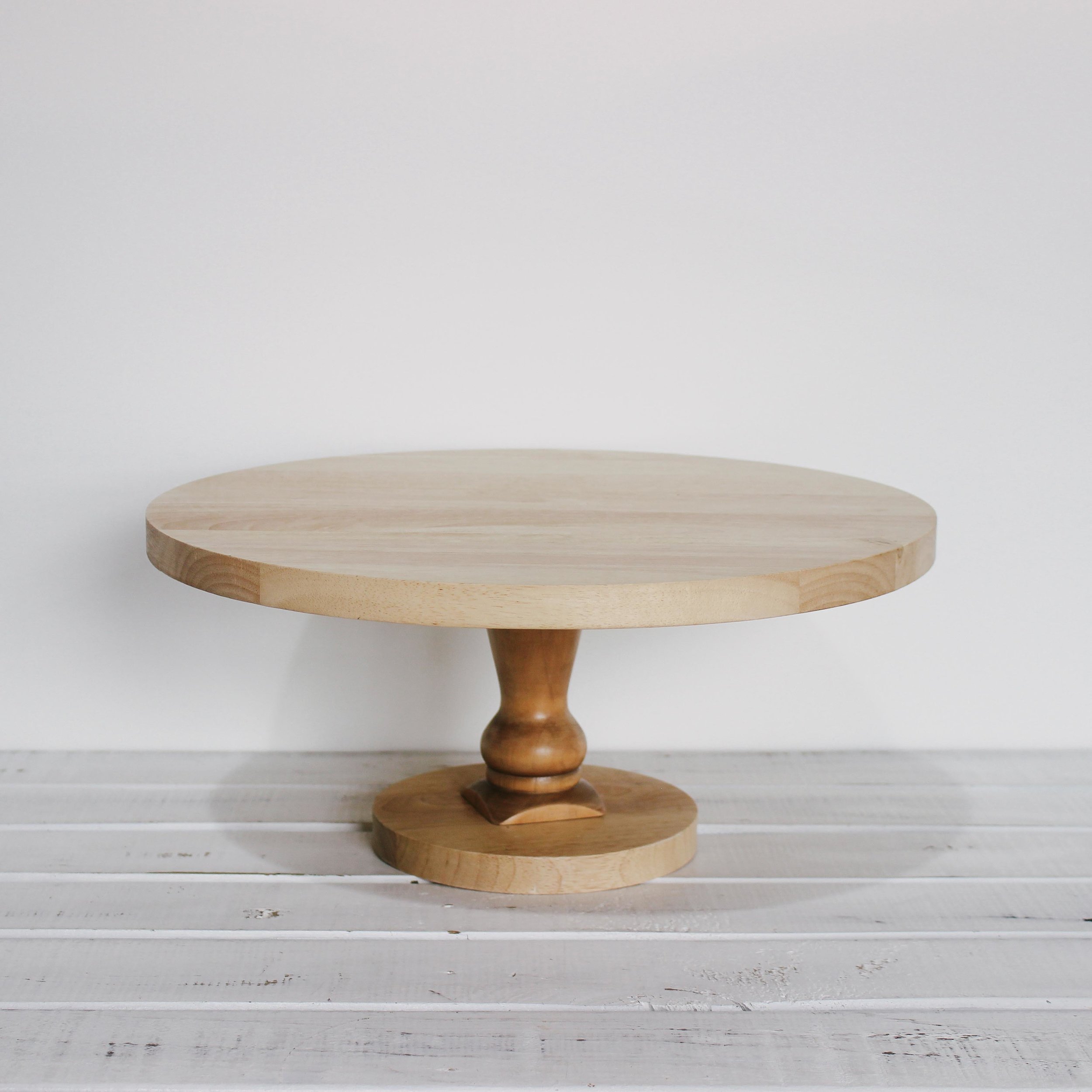 Cake Stand Wooden Round