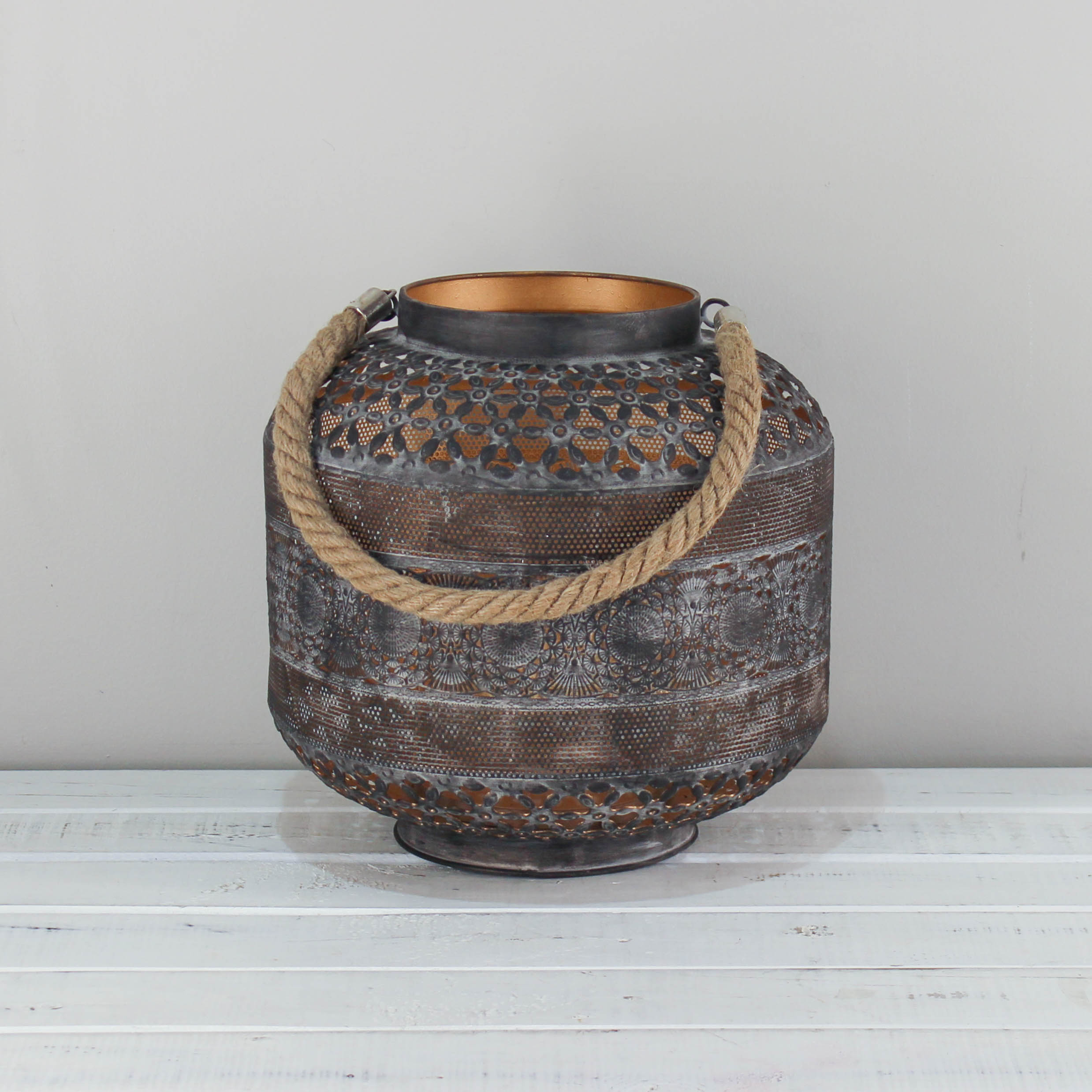 Rustic Rope Lantern