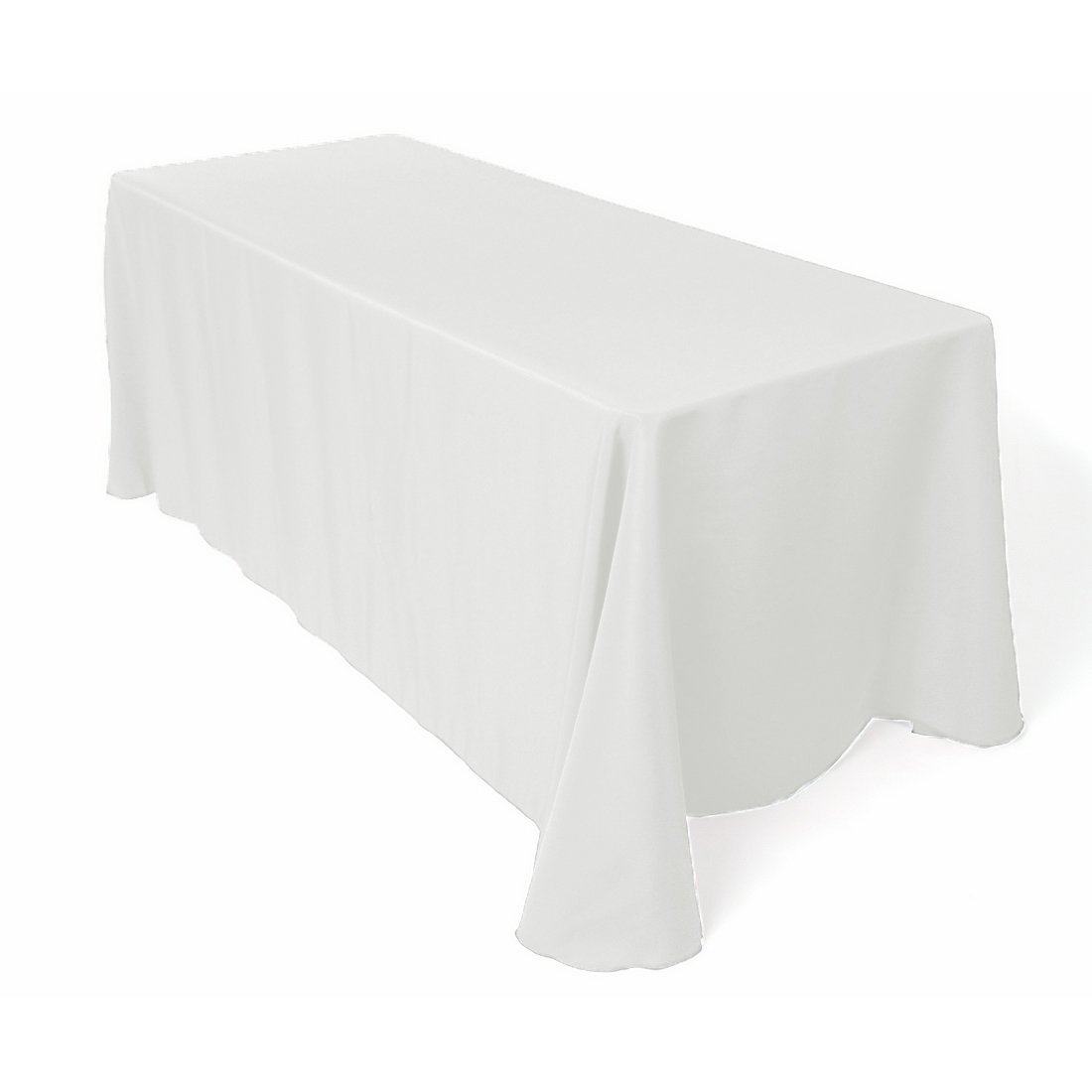 Oblong Table Cloths – White