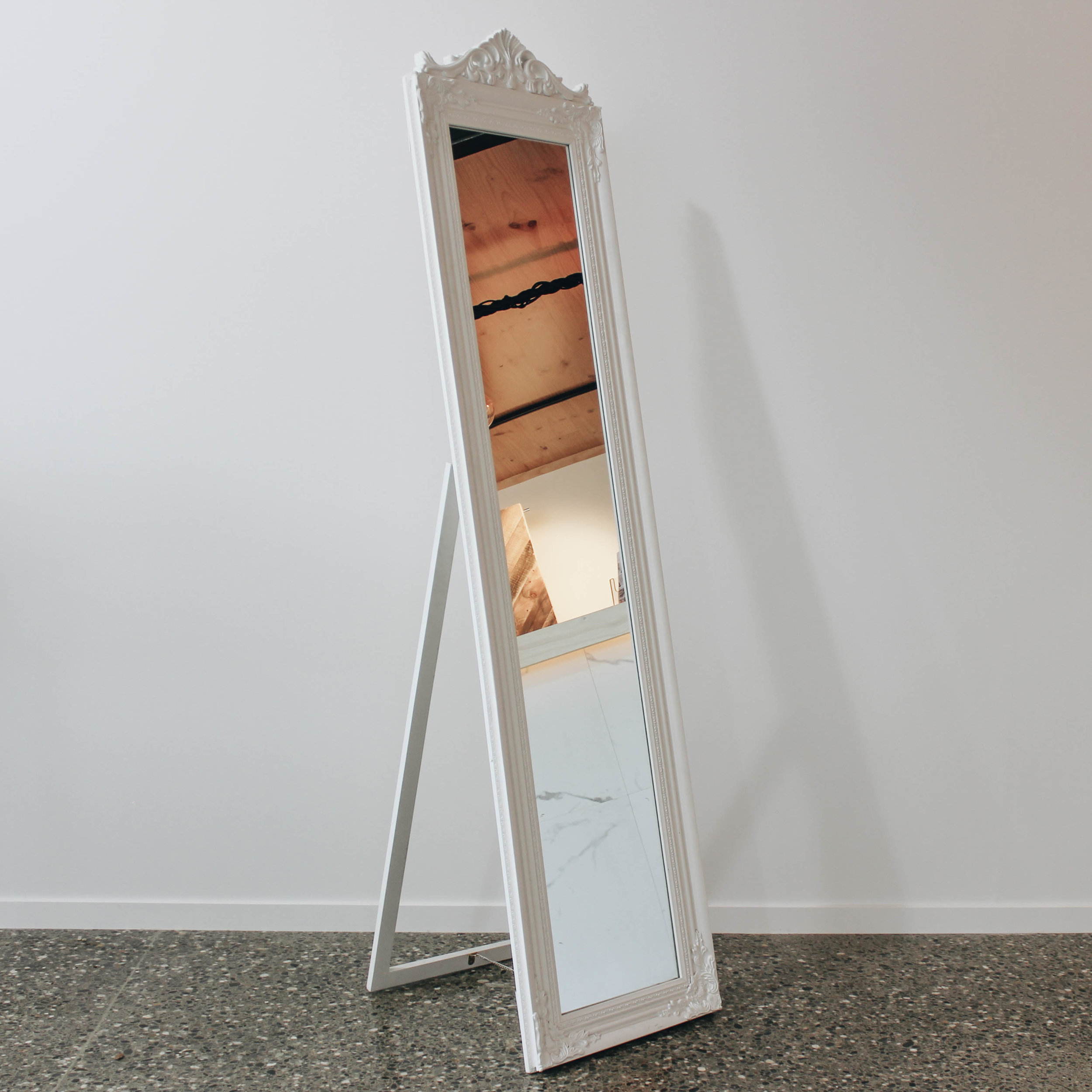 Large Ornate Freestanding Mirror