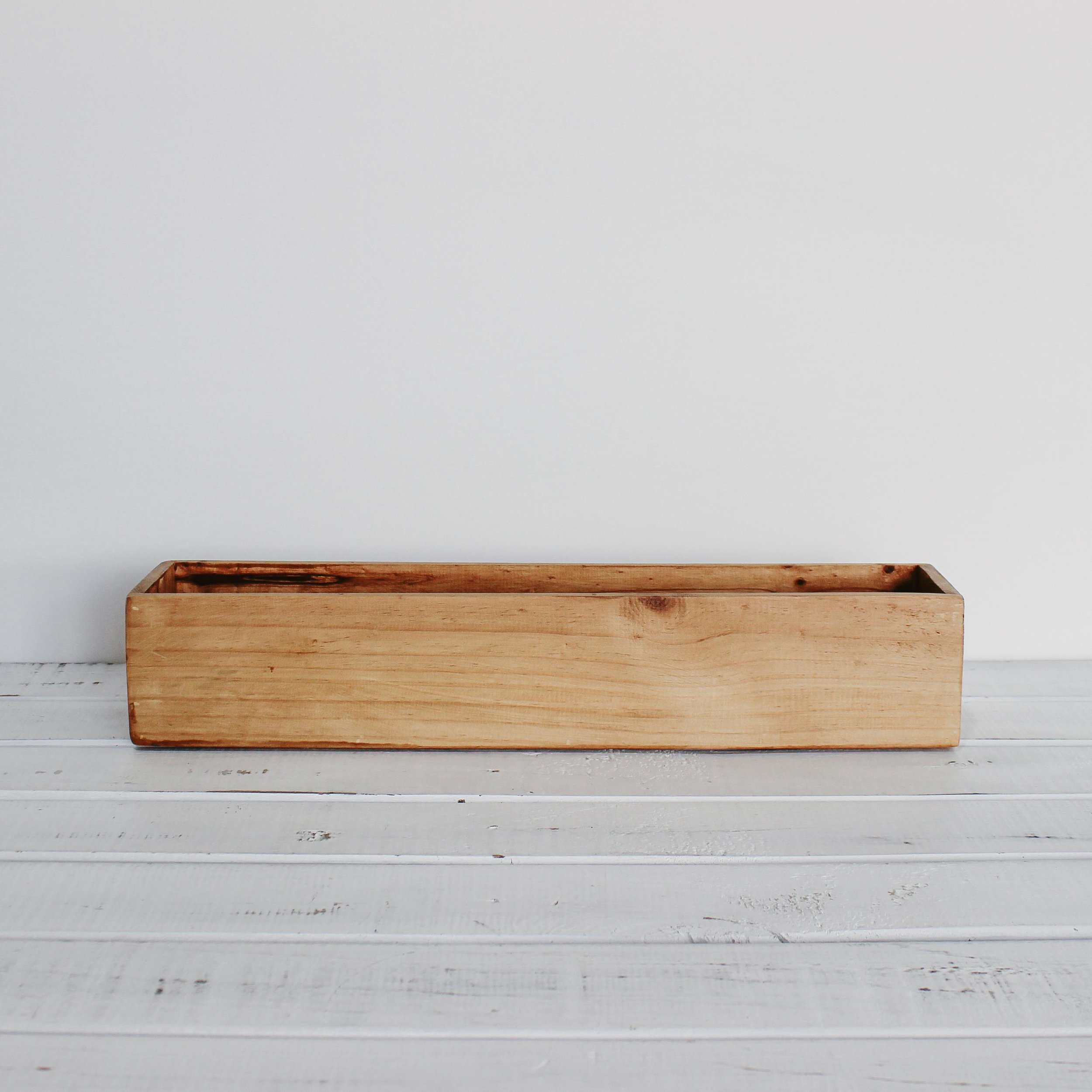 Wooden Box Narrow Oblong