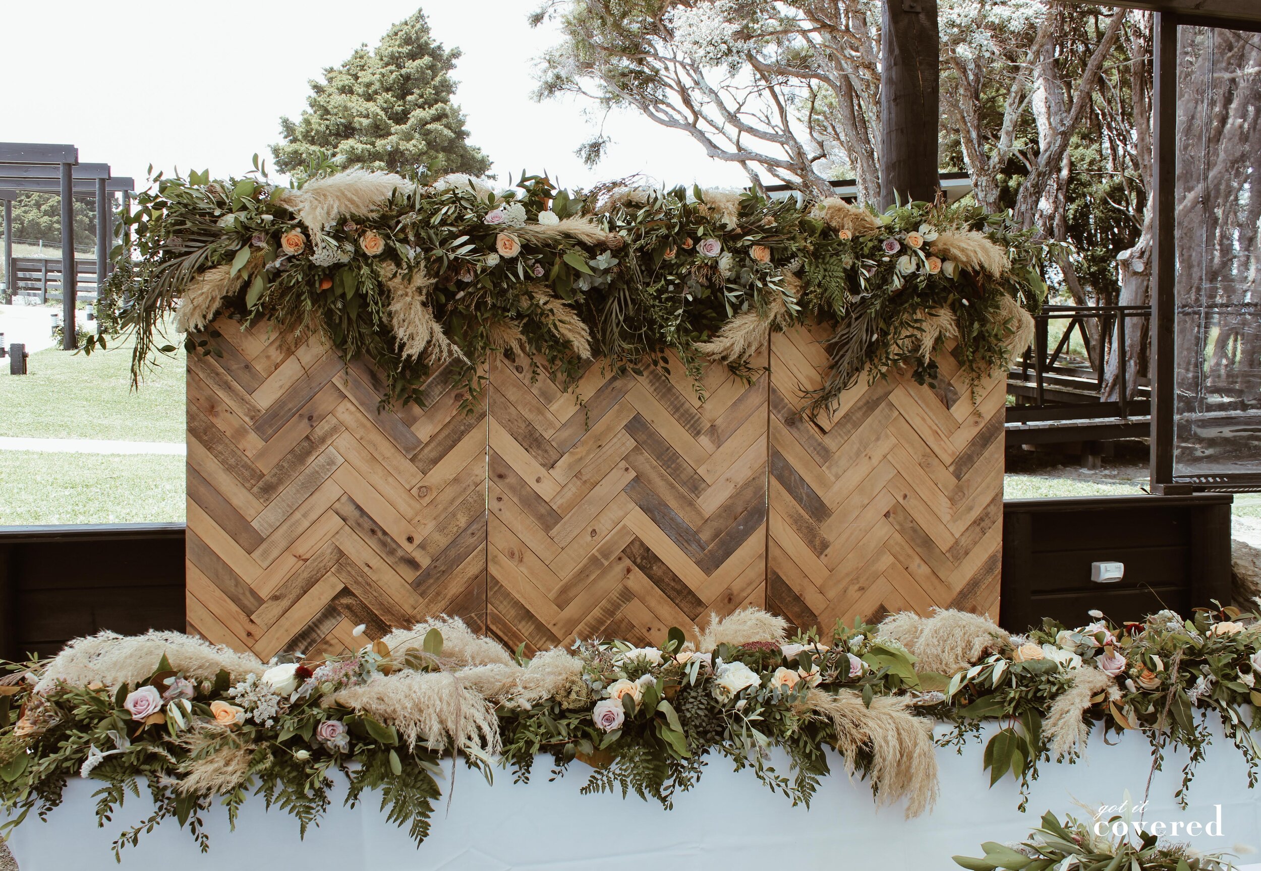 Herringbone Backdrop