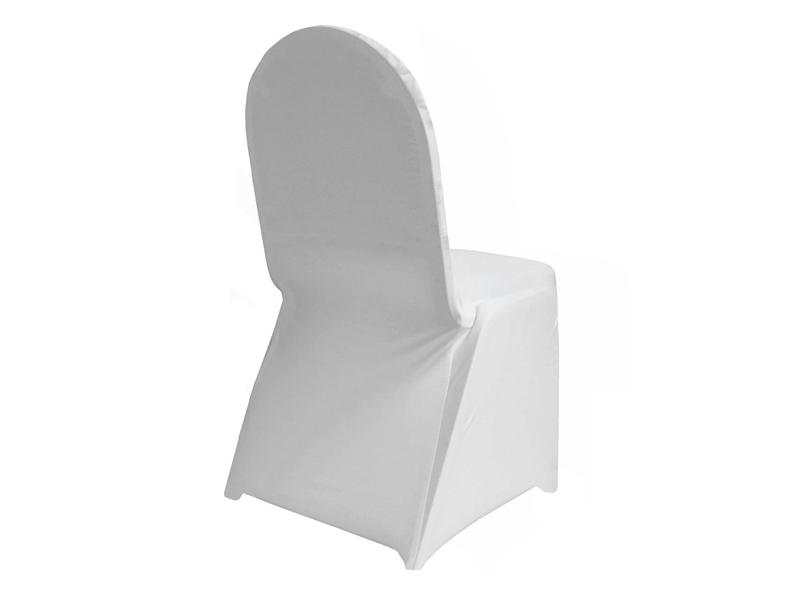 Fitted Lycra Chair Cover – White