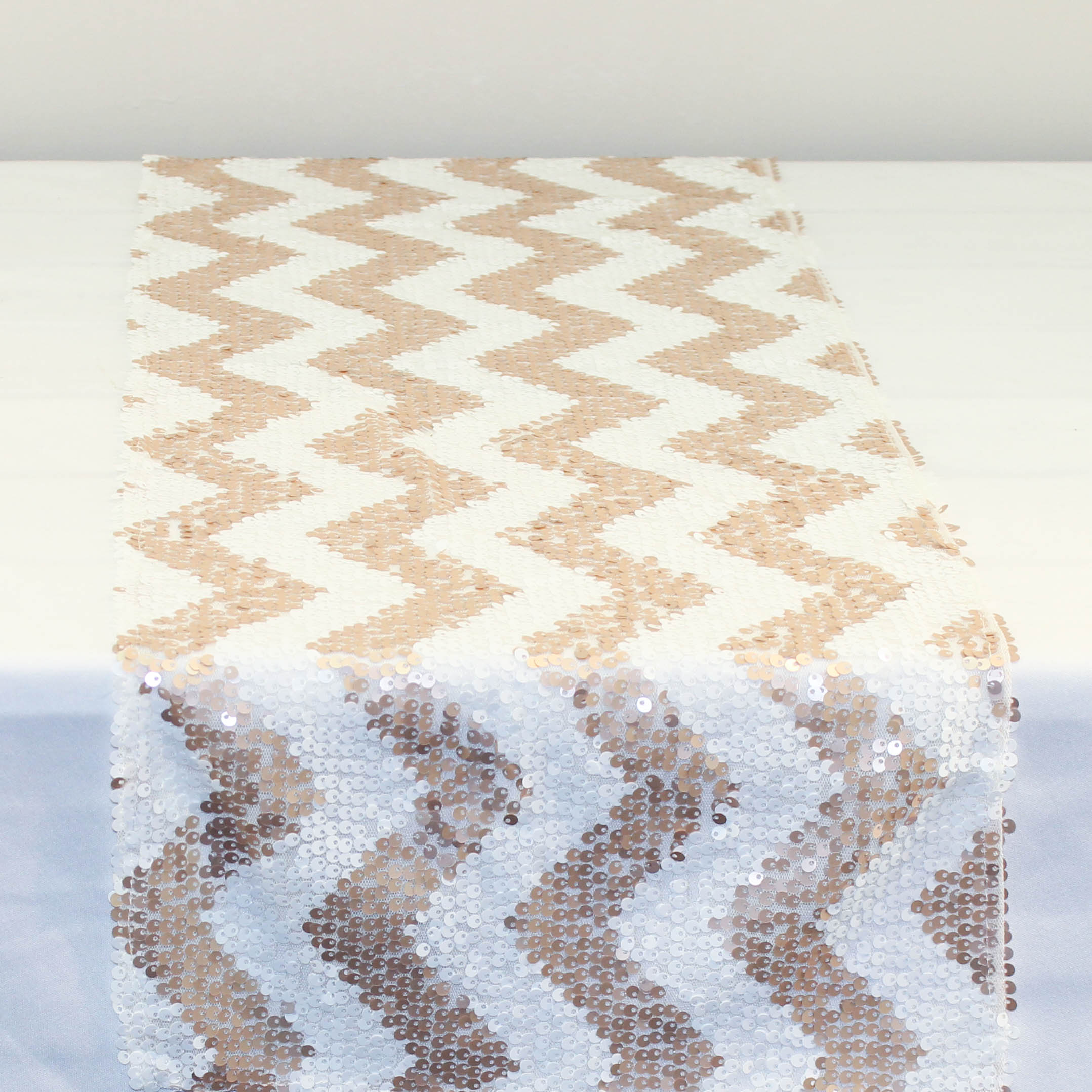 Chevron Sequin Table Runner