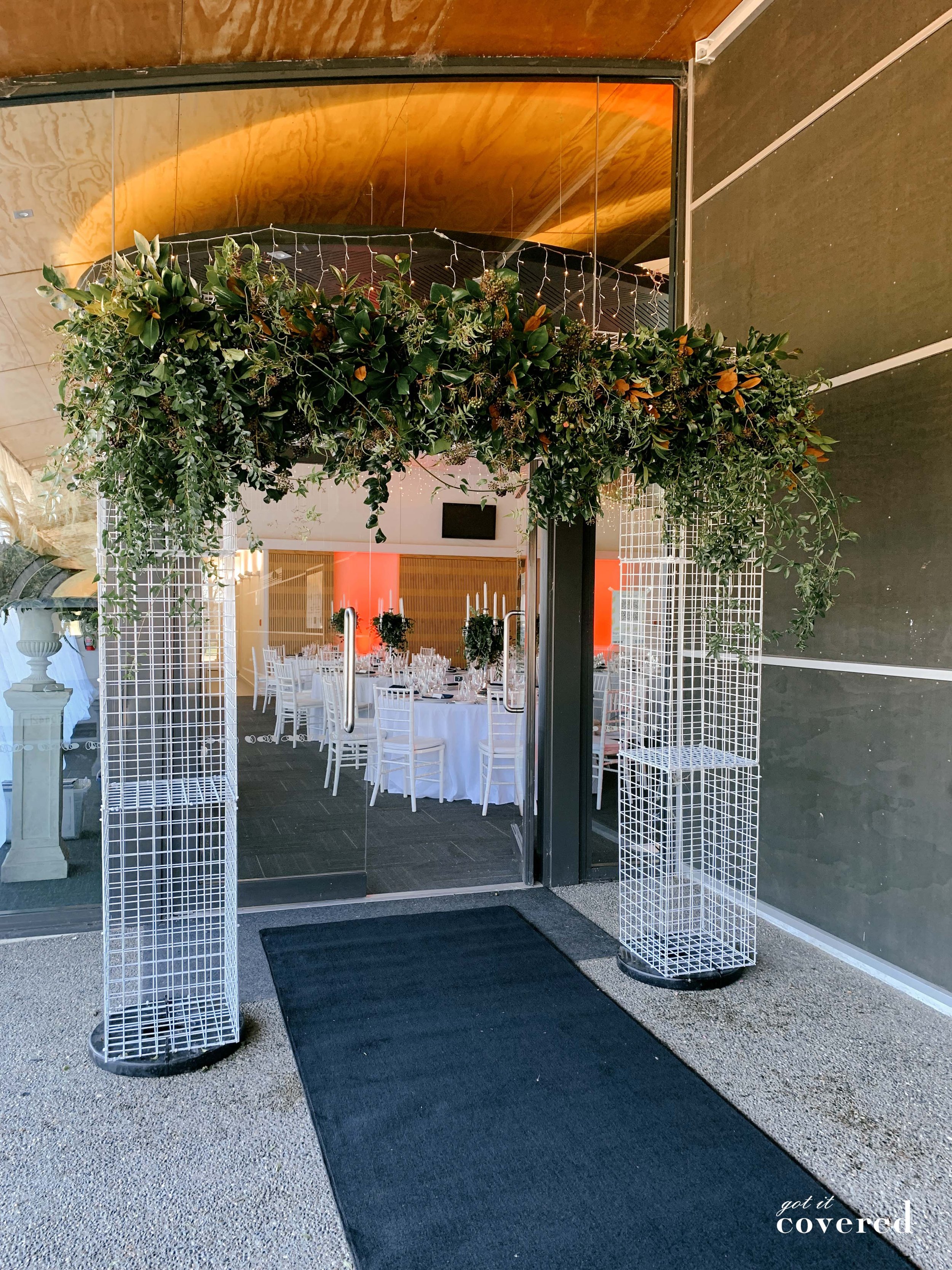 White Mesh Archway - Image 3