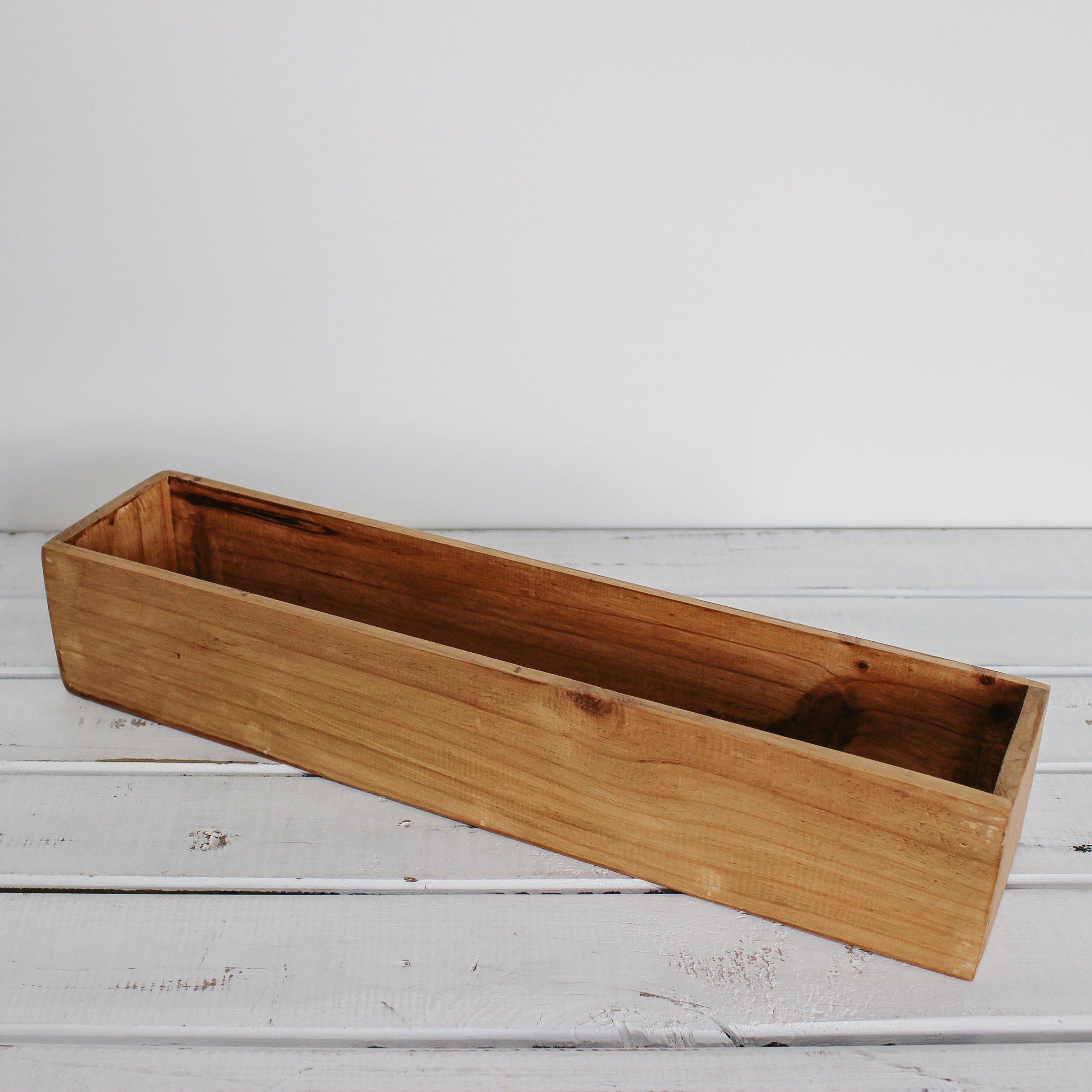 Wooden Box Narrow Oblong - Image 4